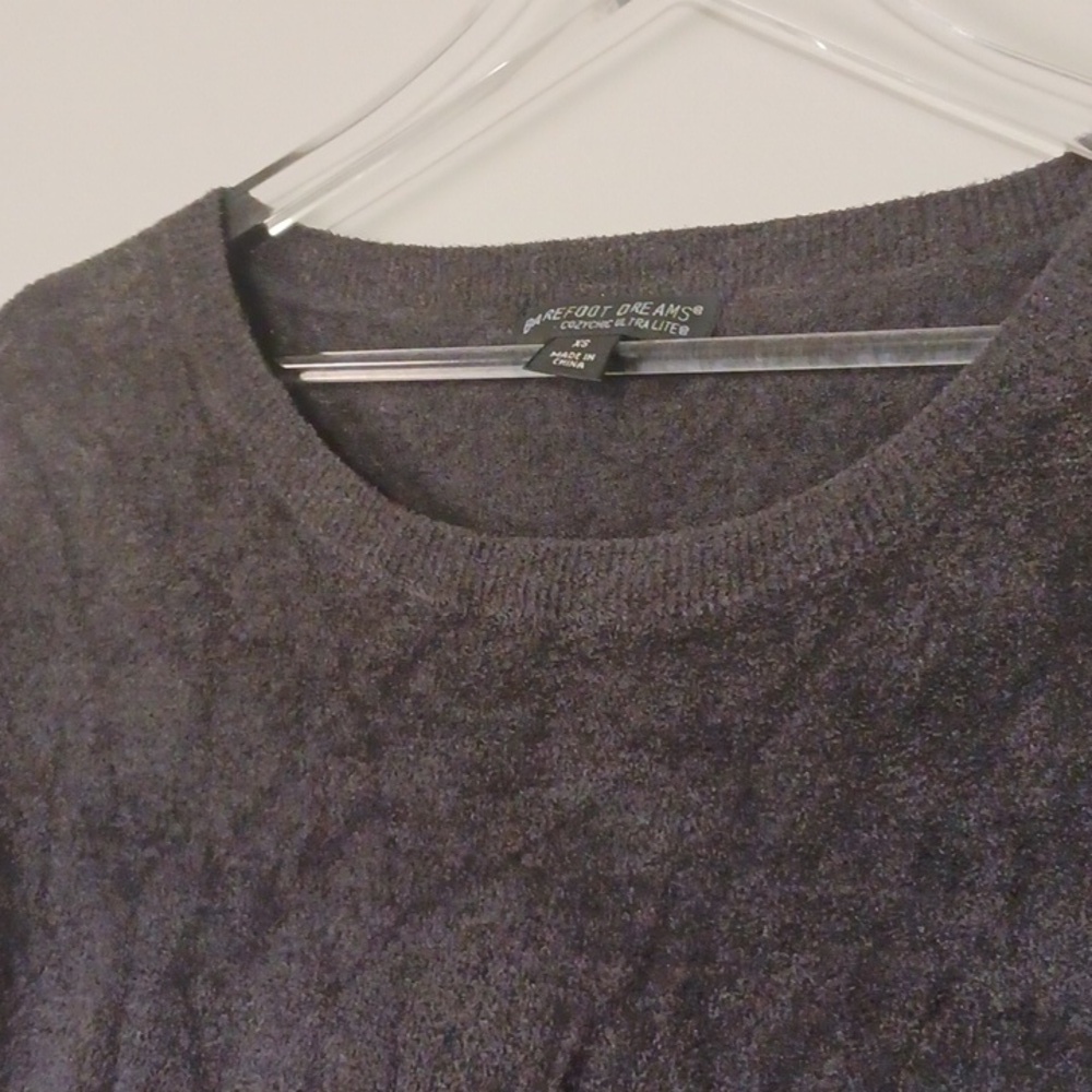 Barefoot Dreams Womens CozyChic Ultra Lite Slouchy Pullover Sweater, Size XS - Picture 4 of 11